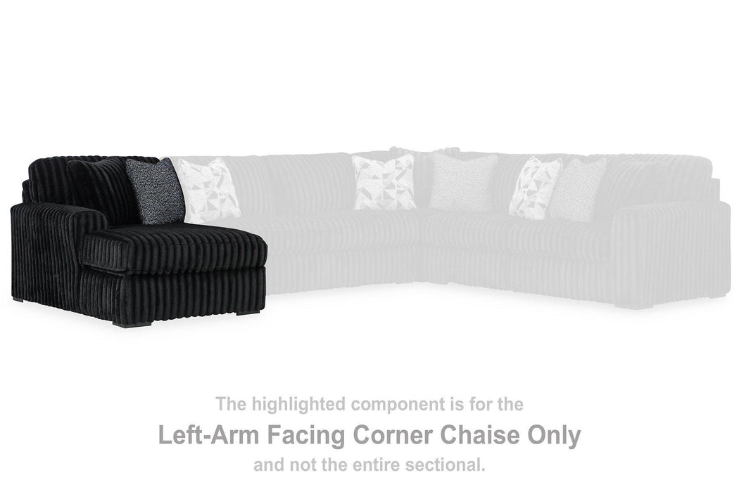 Midnight-Madness Super Chaise - Bargain Furniture (Detroit, MI)