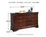 Alisdair Dresser and Mirror - Bargain Furniture (Detroit, MI)