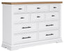Ashbryn Dresser and Mirror - Bargain Furniture (Detroit, MI)