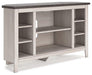 Dorrinson Corner TV Stand with Electric Fireplace - Bargain Furniture (Detroit, MI)