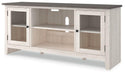 Dorrinson 60" TV Stand with Electric Fireplace - Bargain Furniture (Detroit, MI)