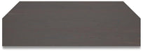 Dorrinson Corner TV Stand with Electric Fireplace - Bargain Furniture (Detroit, MI)