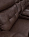 Punch Up Power Reclining Sectional Loveseat with Console - Bargain Furniture (Detroit, MI)