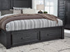 Foyland Panel Storage Bed - Bargain Furniture (Detroit, MI)