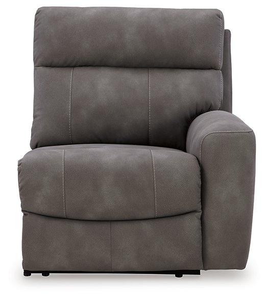 Next-Gen DuraPella Power Reclining Sectional Loveseat with Console - Bargain Furniture (Detroit, MI)