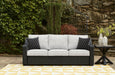 Beachcroft Outdoor Sofa with Cushion - Bargain Furniture (Detroit, MI)