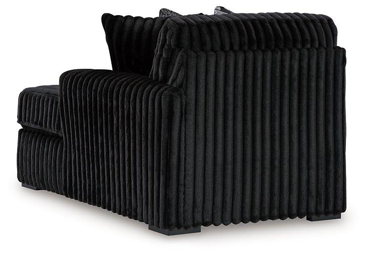 Midnight-Madness Super Chaise - Bargain Furniture (Detroit, MI)