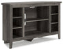 Arlenbry Corner TV Stand with Electric Fireplace - Bargain Furniture (Detroit, MI)