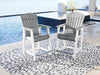 Transville Outdoor Counter Height Bar Stool (Set of 2) - Bargain Furniture (Detroit, MI)