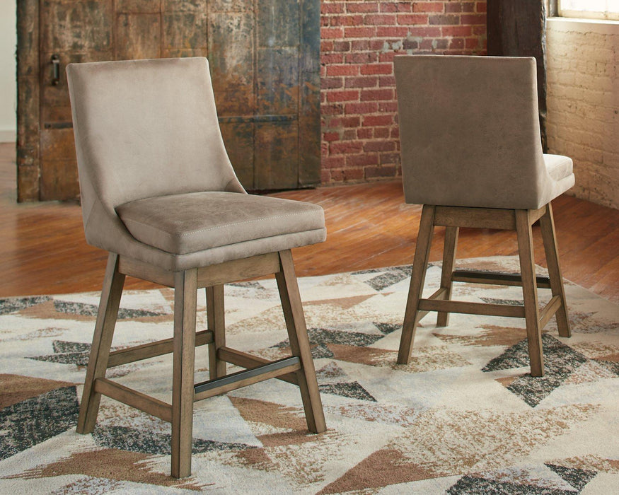 Tallenger Counter Height Bar Stool - Bargain Furniture (Detroit, MI)