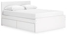 Onita Panel Bed with 2 Side Storage - Bargain Furniture (Detroit, MI)