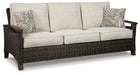 Paradise Trail Outdoor Sofa, Lounge Chairs and Fire Pit Table - Bargain Furniture (Detroit, MI)