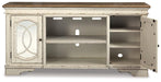 Realyn 74" TV Stand with Electric Fireplace - Bargain Furniture (Detroit, MI)
