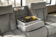 Mitchiner Reclining Sofa with Drop Down Table - Bargain Furniture (Detroit, MI)