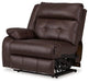 Punch Up Power Reclining Sectional Loveseat with Console - Bargain Furniture (Detroit, MI)