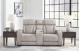 Boyington Power Reclining Loveseat with Console - Bargain Furniture (Detroit, MI)