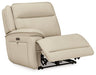Double Deal Power Reclining Loveseat Sectional with Console - Bargain Furniture (Detroit, MI)
