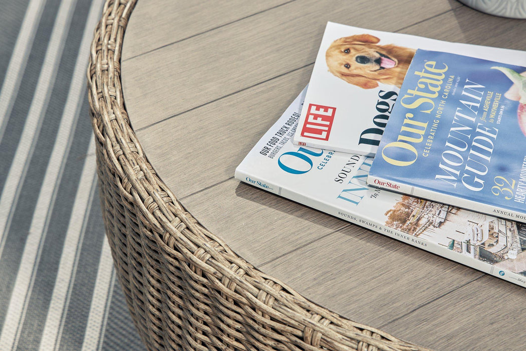 Danson Outdoor Occasional Table Set - Bargain Furniture (Detroit, MI)
