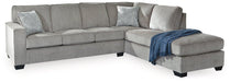 Altari 2-Piece Sleeper Sectional with Chaise - Bargain Furniture (Detroit, MI)