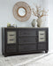 Foyland Dresser and Mirror - Bargain Furniture (Detroit, MI)