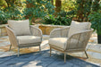 Swiss Valley Lounge Chair with Cushion (Set of 2) - Bargain Furniture (Detroit, MI)