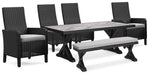 Beachcroft Outdoor Dining Set - Bargain Furniture (Detroit, MI)