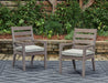 Hillside Barn Outdoor Dining Arm Chair (Set of 2) - Bargain Furniture (Detroit, MI)