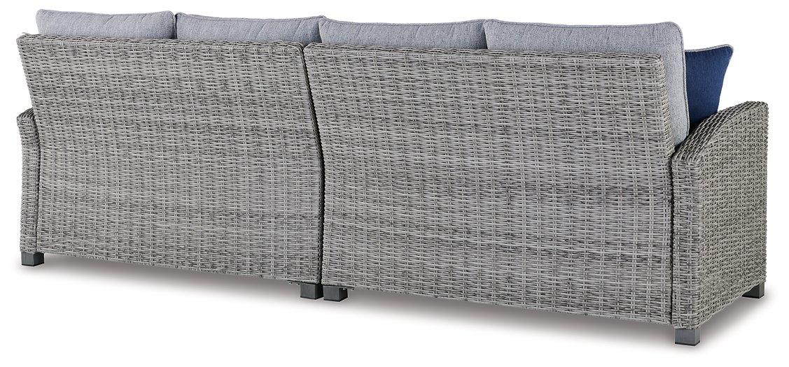 Naples Beach Outdoor Sectional - Bargain Furniture (Detroit, MI)