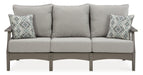 Visola Outdoor Sofa and Loveseat Set - Bargain Furniture (Detroit, MI)