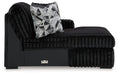 Midnight-Madness Sectional with Chaise - Bargain Furniture (Detroit, MI)