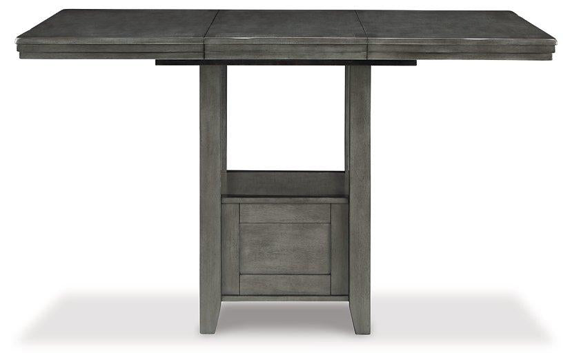 Hallanden Counter Height Dining Room Set - Bargain Furniture (Detroit, MI)