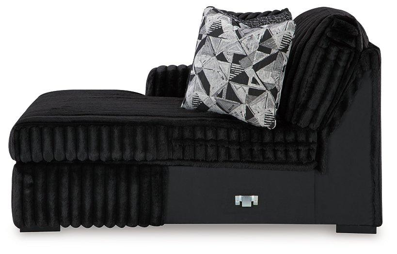 Midnight-Madness Super Chaise - Bargain Furniture (Detroit, MI)