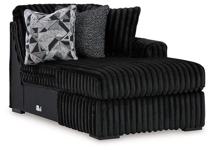 Midnight-Madness Super Chaise - Bargain Furniture (Detroit, MI)