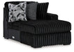 Midnight-Madness Sectional with Chaise - Bargain Furniture (Detroit, MI)