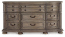 Ardenfield Dresser and Mirror - Bargain Furniture (Detroit, MI)