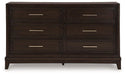 Neymorton Dresser and Mirror - Bargain Furniture (Detroit, MI)