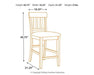 Ralene Counter Height Bar Stool - Bargain Furniture (Detroit, MI)