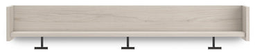 Socalle Wall Mounted Coat Rack with Shelf - Bargain Furniture (Detroit, MI)