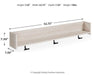 Socalle Wall Mounted Coat Rack with Shelf - Bargain Furniture (Detroit, MI)