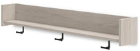 Socalle Wall Mounted Coat Rack with Shelf - Bargain Furniture (Detroit, MI)