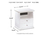Bostwick Shoals Nightstand - Bargain Furniture (Detroit, MI)