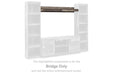 Derekson 4-Piece Entertainment Center with Electric Fireplace - Bargain Furniture (Detroit, MI)