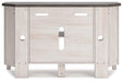 Dorrinson Corner TV Stand with Electric Fireplace - Bargain Furniture (Detroit, MI)