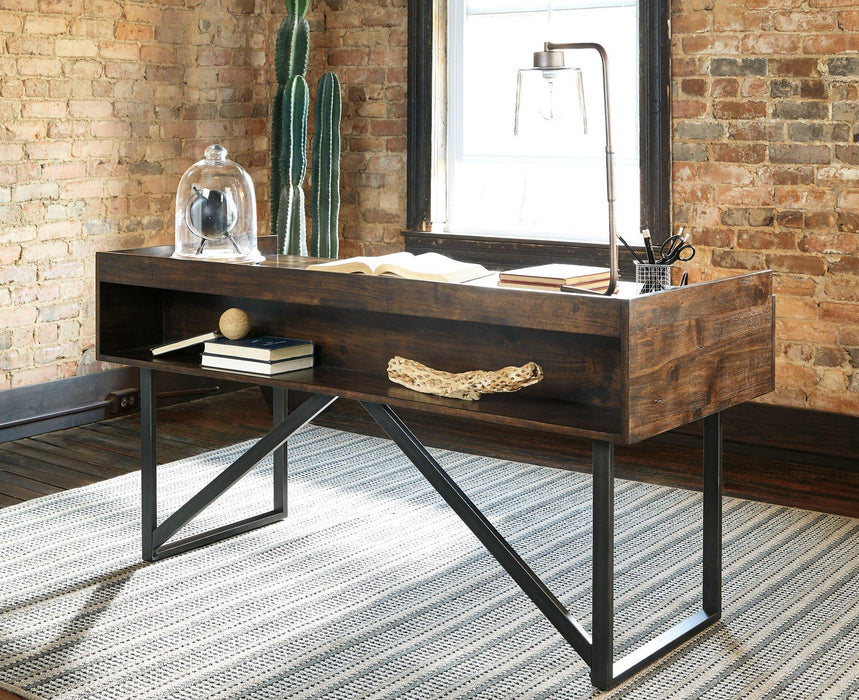 Starmore Home Office Desk with 2 Chairs - Bargain Furniture (Detroit, MI)