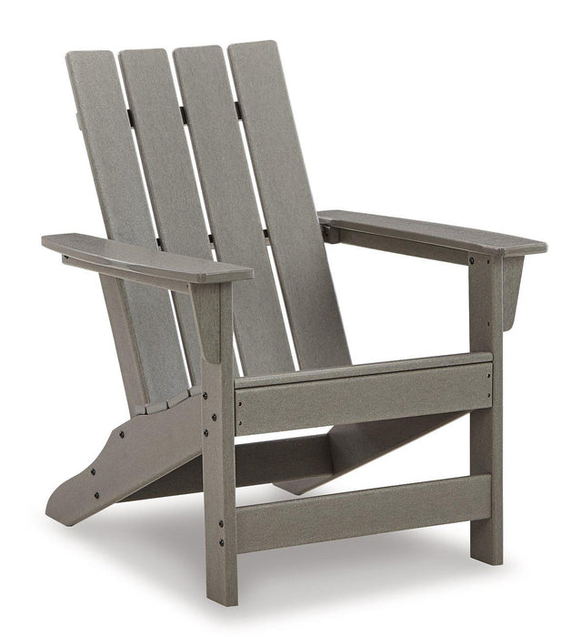 Visola Outdoor Adirondack Chair Set with End Table - Bargain Furniture (Detroit, MI)