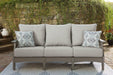 Visola Outdoor Sofa Conversation Set - Bargain Furniture (Detroit, MI)