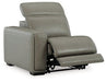 Correze Power Reclining Sectional with Chaise - Bargain Furniture (Detroit, MI)
