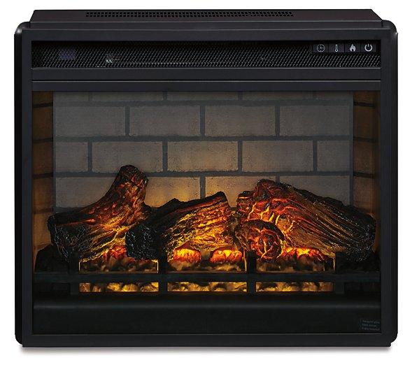 Wildenauer 76" TV Stand with Electric Fireplace - Bargain Furniture (Detroit, MI)