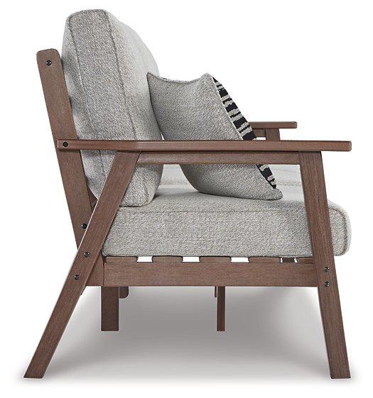 Emmeline Outdoor Sofa with Cushion - Bargain Furniture (Detroit, MI)