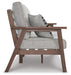Emmeline Outdoor Sofa with Cushion - Bargain Furniture (Detroit, MI)